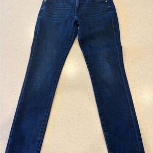 Express Dark Blue Women's Ankle Skinny Jeans